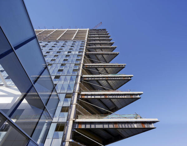 mixed use tower architecture, vanke daxing, clou architects