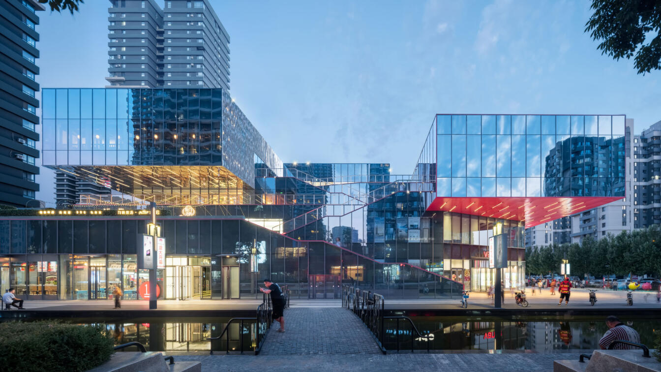 community mall, retail architecture, shenyang rotterdam, clou architects