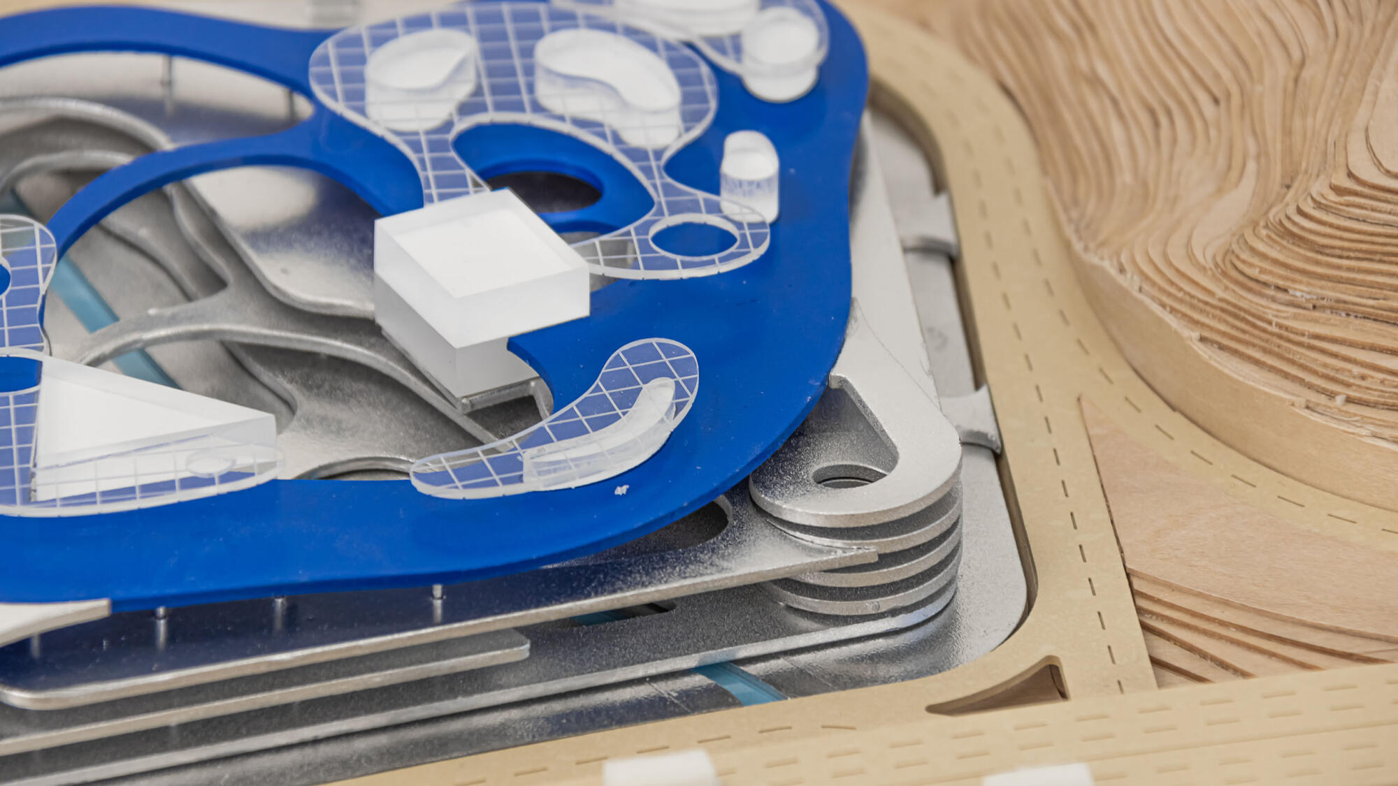 physical model, transport hub architecture, tourist centre, tod, xiaomeisha, shenzhen, clou architects